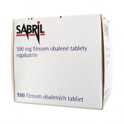 Сабрил (Вигабатрин) таблетки 500мг №100 (100 таблеток) в Калуге и области фото