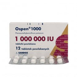 Оспен (Феноксиметилпенициллин) табл. 1млн. МЕ №12 в Калуге и области фото